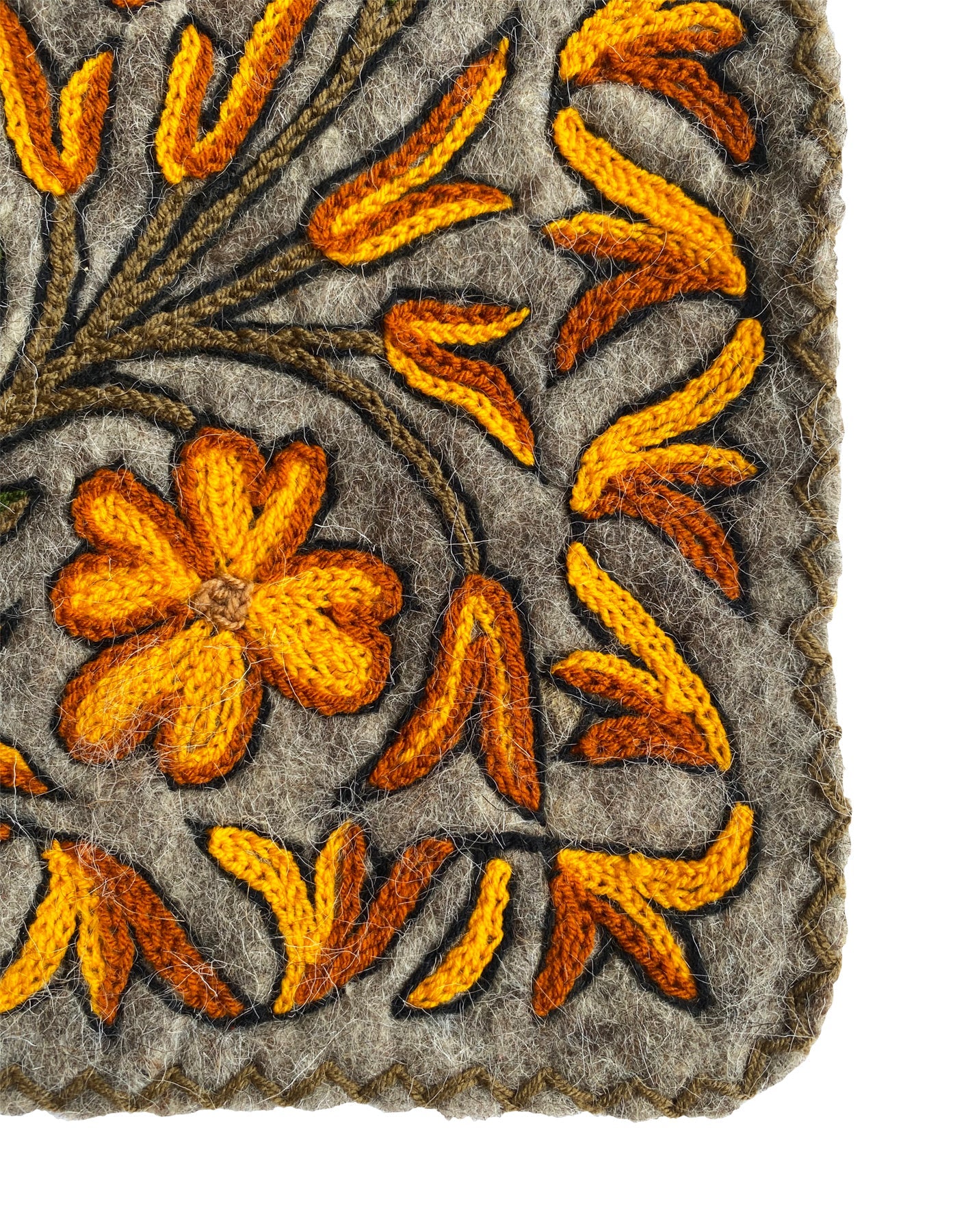 Sunehri Namda Rug ASHREVIVE Collections