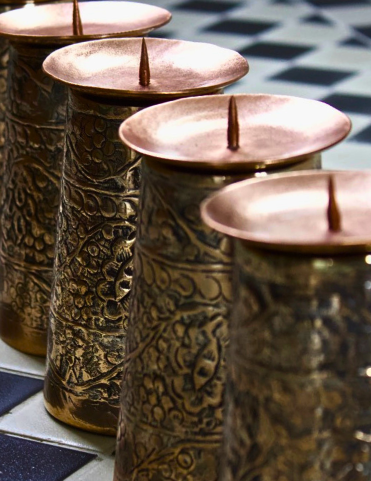 Tamba Roshan Candle Holder KP Metals