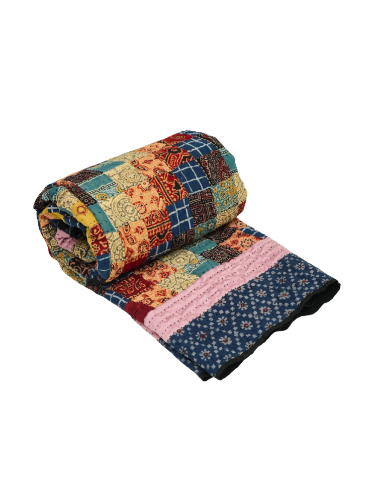 Satrangi Ralli Throw Sartyoon Sang Crafts