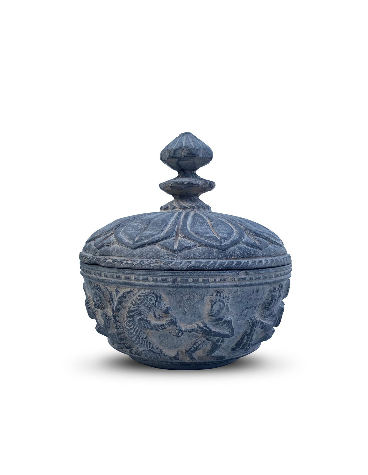 Hand-Carved Pakistani Stone Jar | Relic by Zahid Hussain