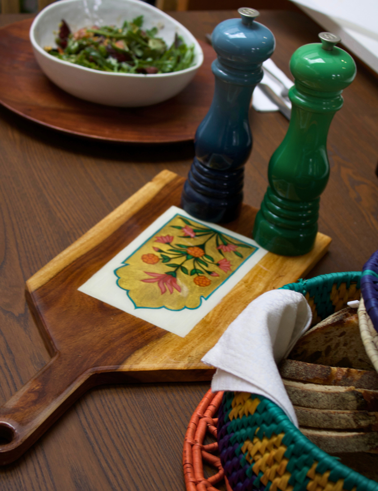 Mughal Art Serving Board